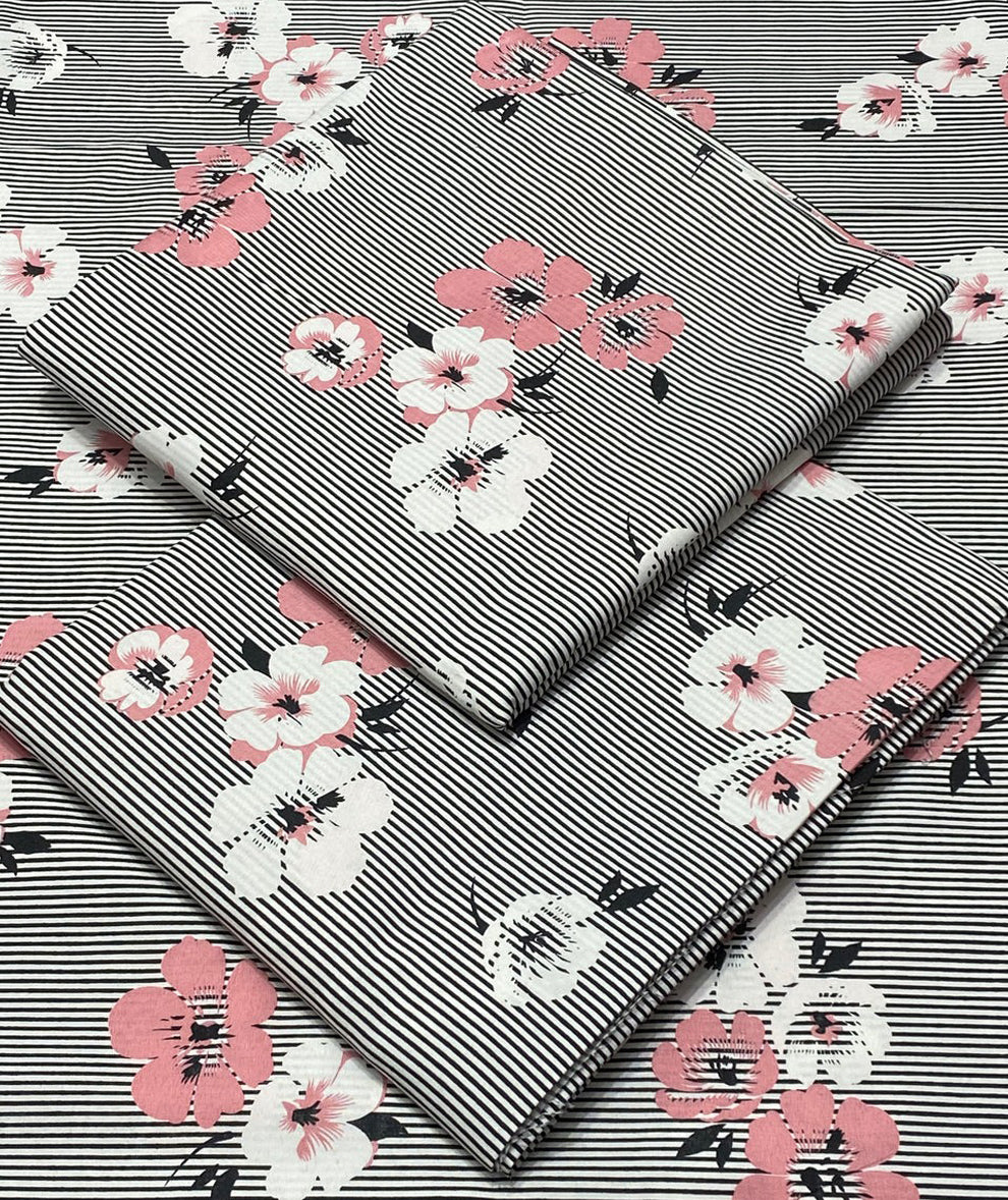 FLORAL PRINTED 2PC D-13