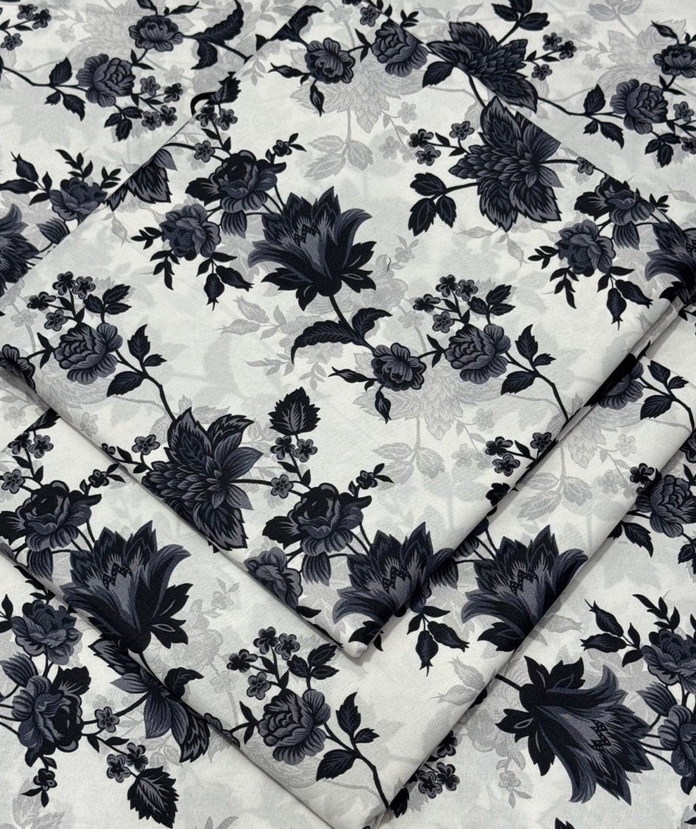 FLORAL PRINTED 2PC D-18