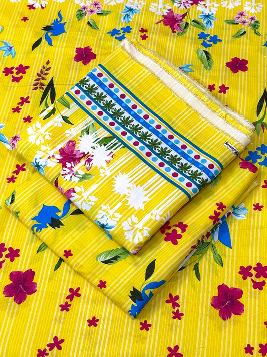 FLORAL PRINTED 2PC D-128