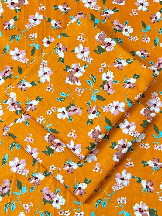 FLORAL PRINTED 2PC D-131