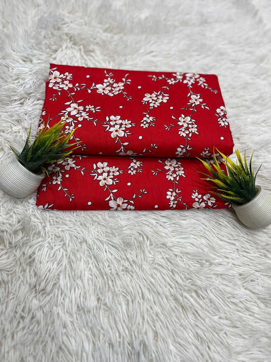 FLORAL PRINTED 2PC D-142