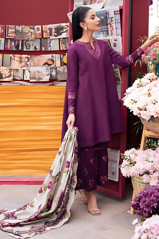 URGE DHANAK 3PC EMBROIDERED