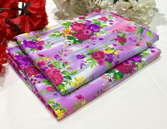 FLORAL PRINTED 2PC D-109