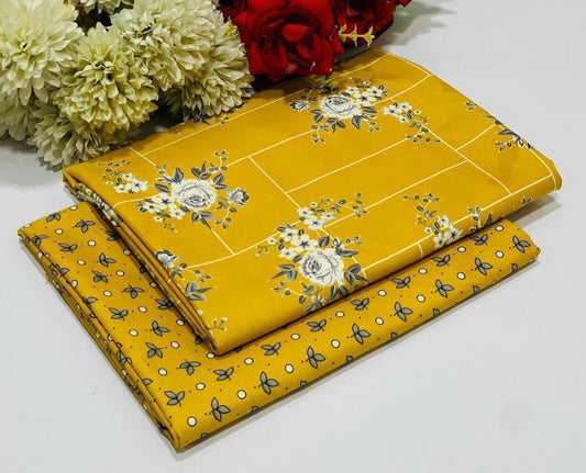 FLORAL PRINTED 2PC D-114