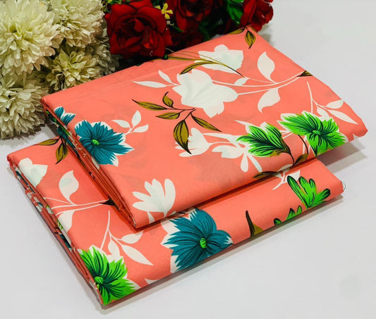 FLORAL PRINTED 2PC D-98