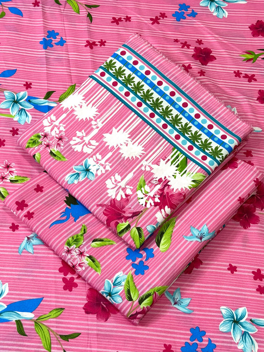 (FLORAL PRINTED 2PC D-130