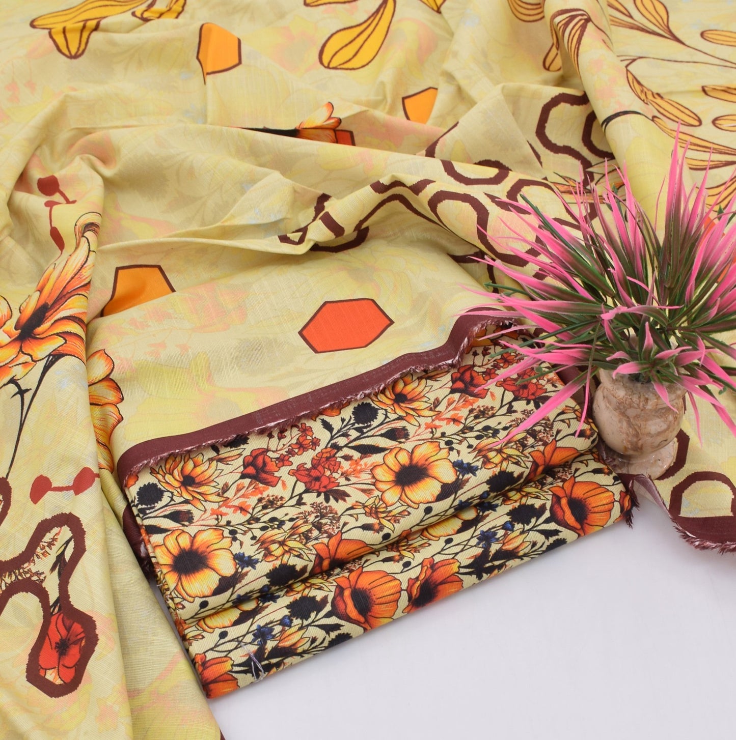 3 pice printed khader