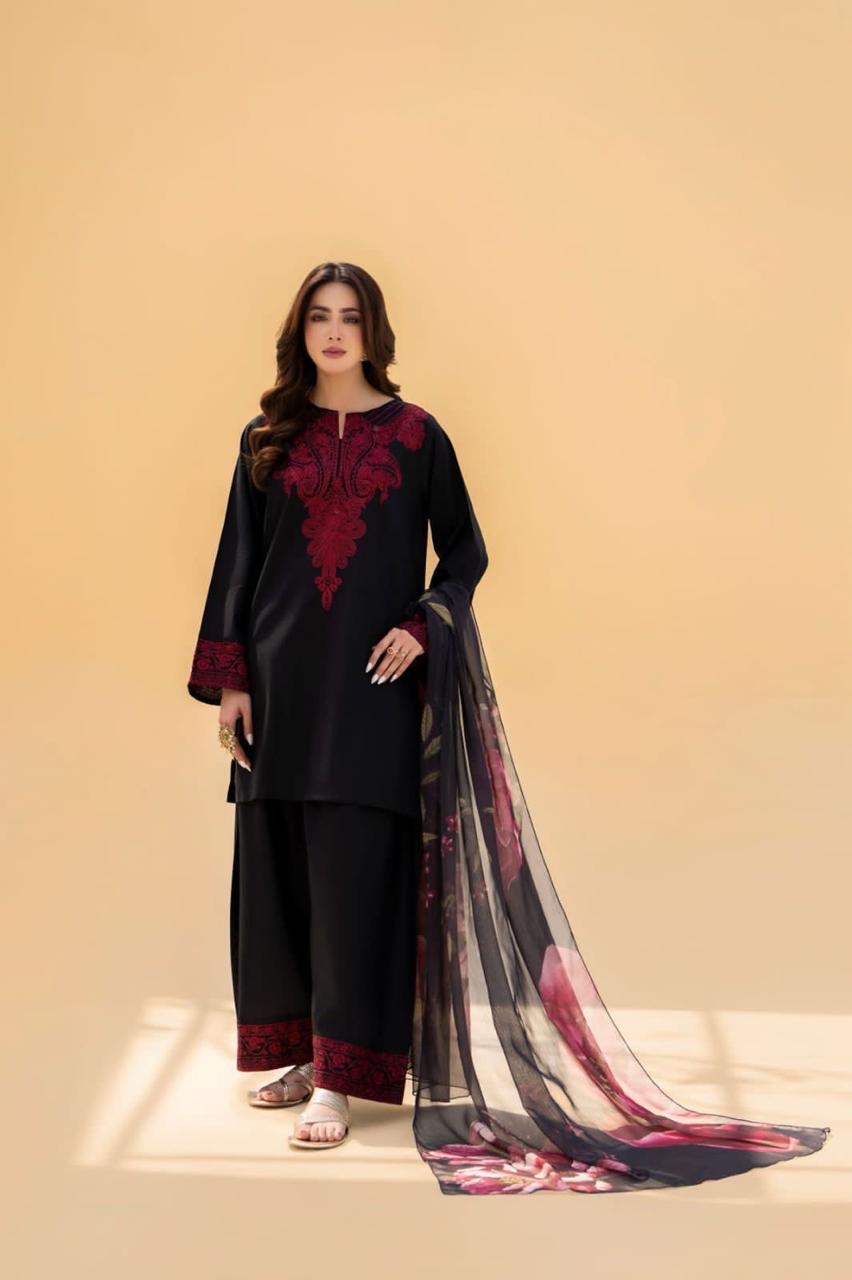 URGE DHANAK 3PC EMBROIDERED