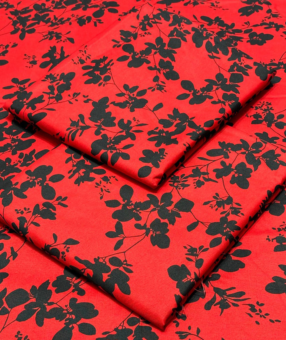 FLORAL PRINTED 2PC D-1