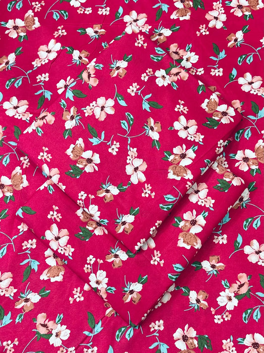 FLORAL PRINTED 2PC D-131