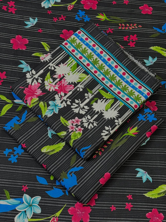 FLORAL PRINTED 2PC D-129