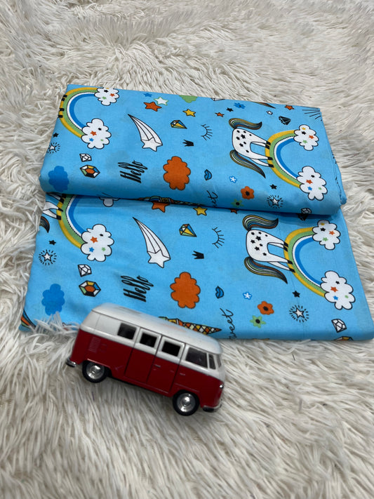 FLORAL PRINTED 2PC D-136