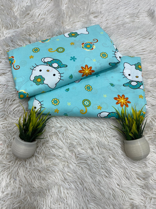 FLORAL PRINTED 2PC D-139