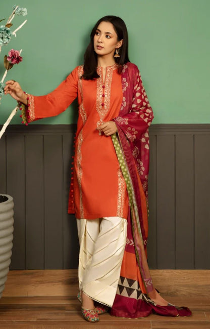 URGE DHANAK 3PC EMBROIDERED