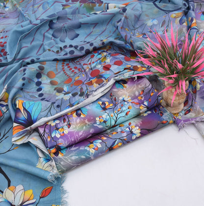 3 pice printed khader