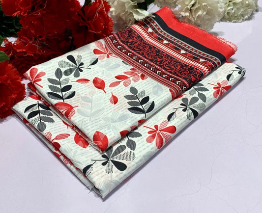 FLORAL PRINTED 2PC D-76