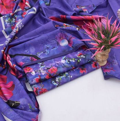 3 pice printed khader