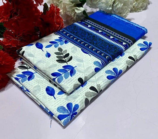 FLORAL PRINTED 2PC D-128