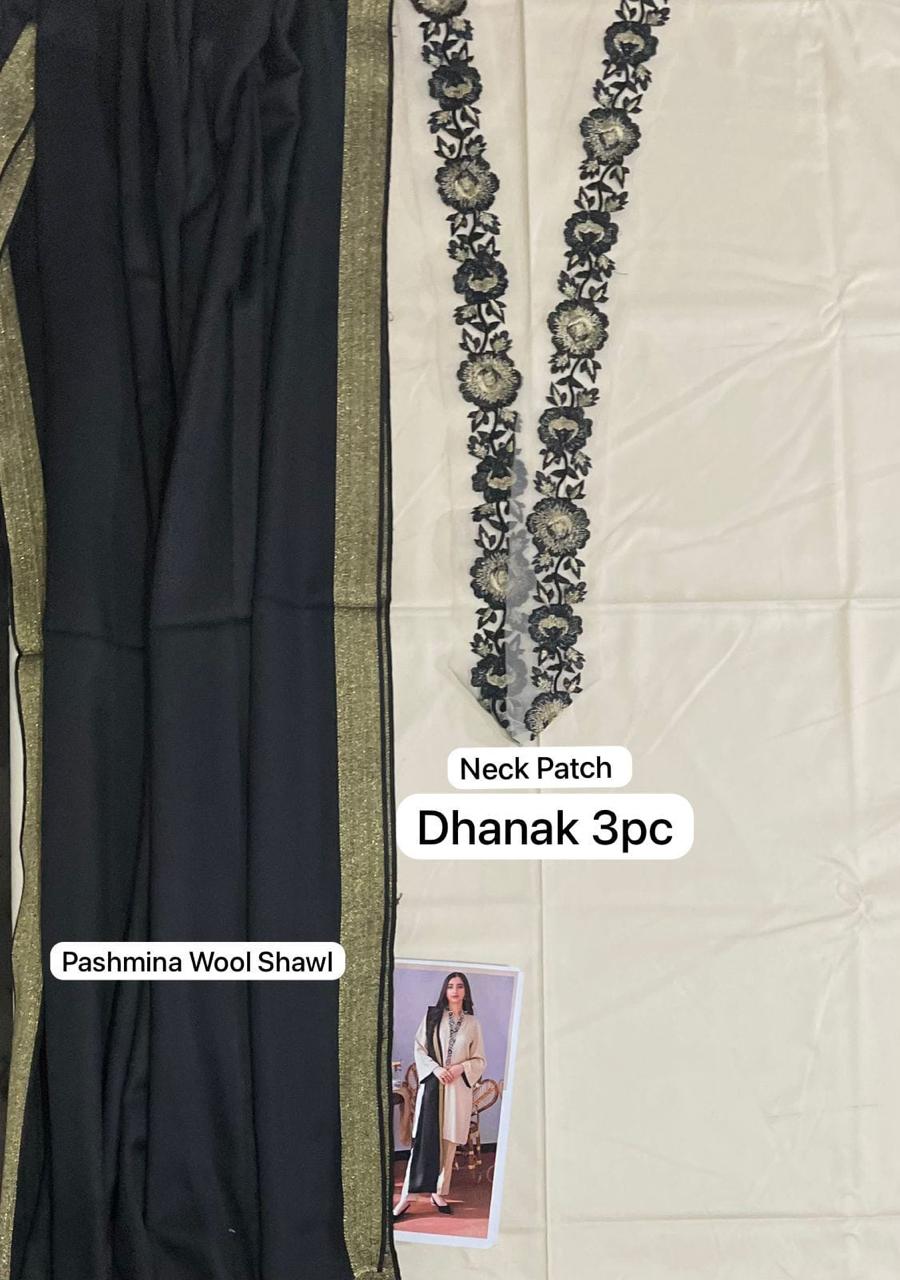 URGE DHANAK 3PC EMBROIDERED