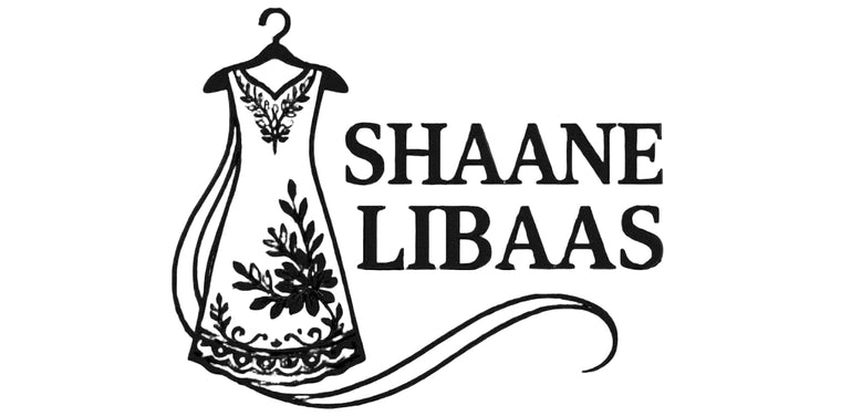 Logo of Shaane Libaas with a dress illustration on a white background